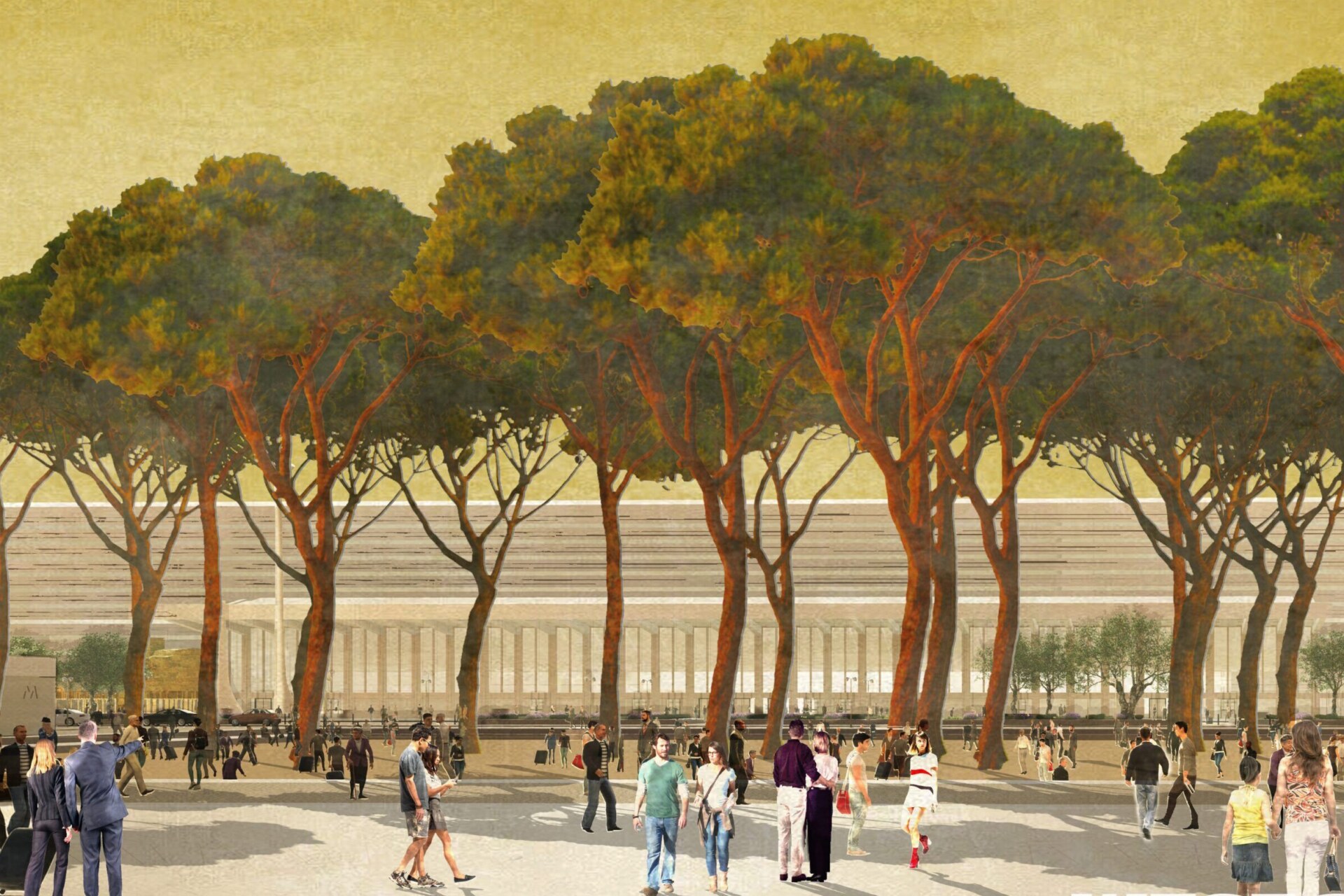 Redevelopment Piazza dei Cinquecento Rome